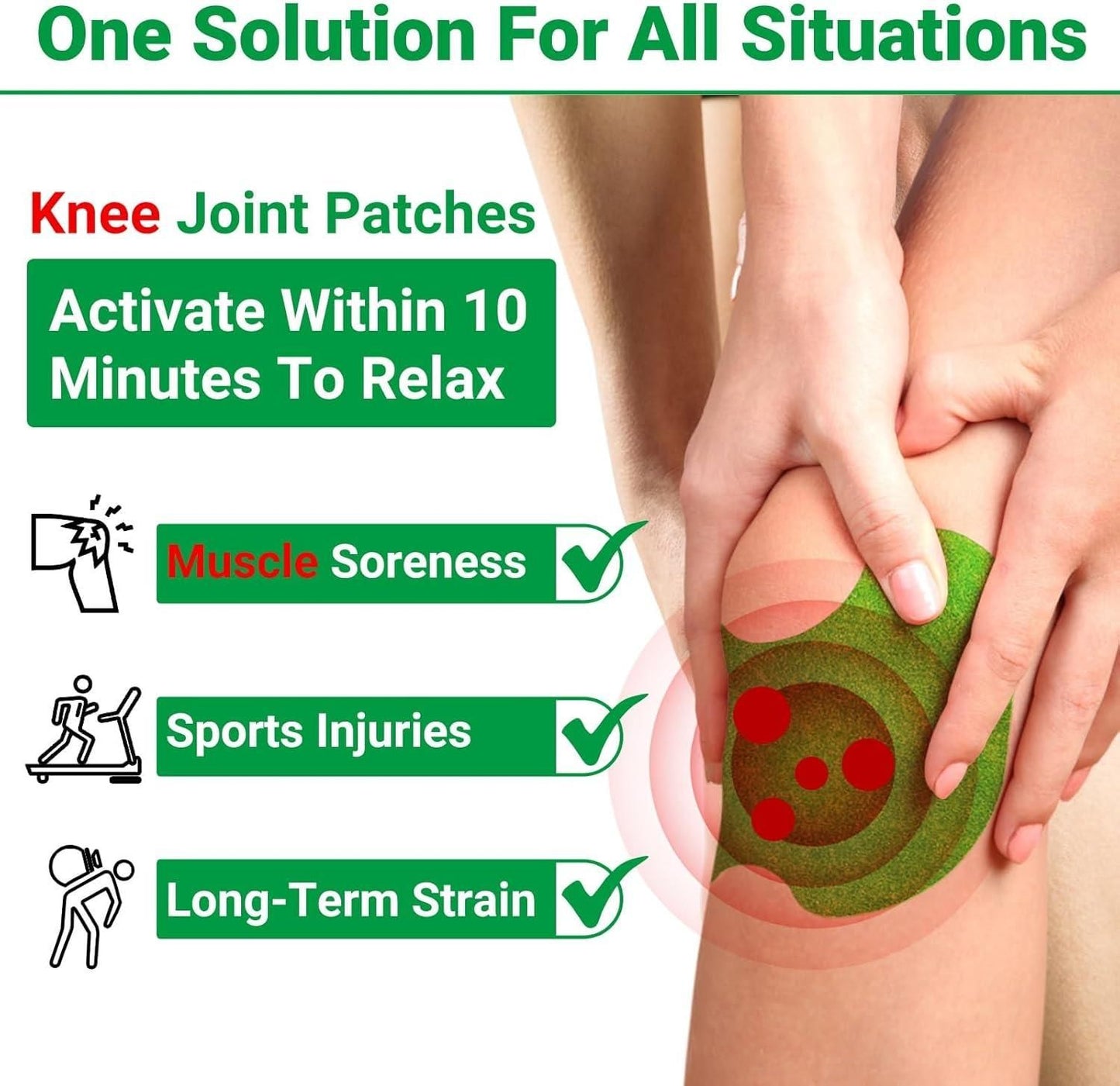 Knee Patches – Pack of 10 | Fast & Effective Pain Relief