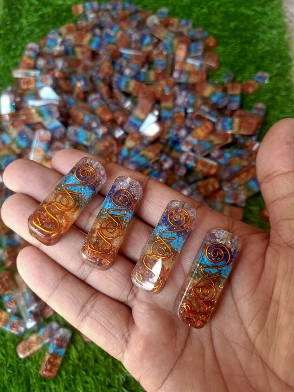 7-Chakra Orgone Pendant Necklace – Elevate Your Energy