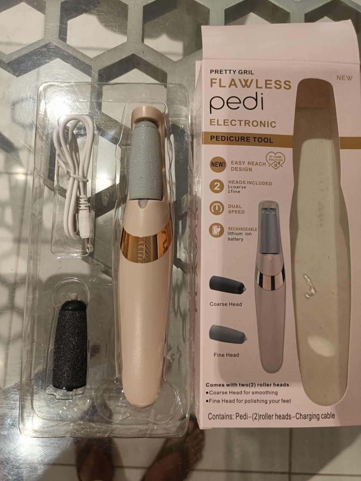 Electronic Cordless Pedicure Callus Remover – Smooth & Soft Feet Instantly