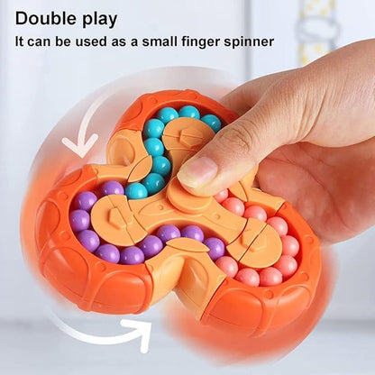 Double-Sided Magic Bean Cube Toy – Ultimate Stress Relief & Fidget Spinner