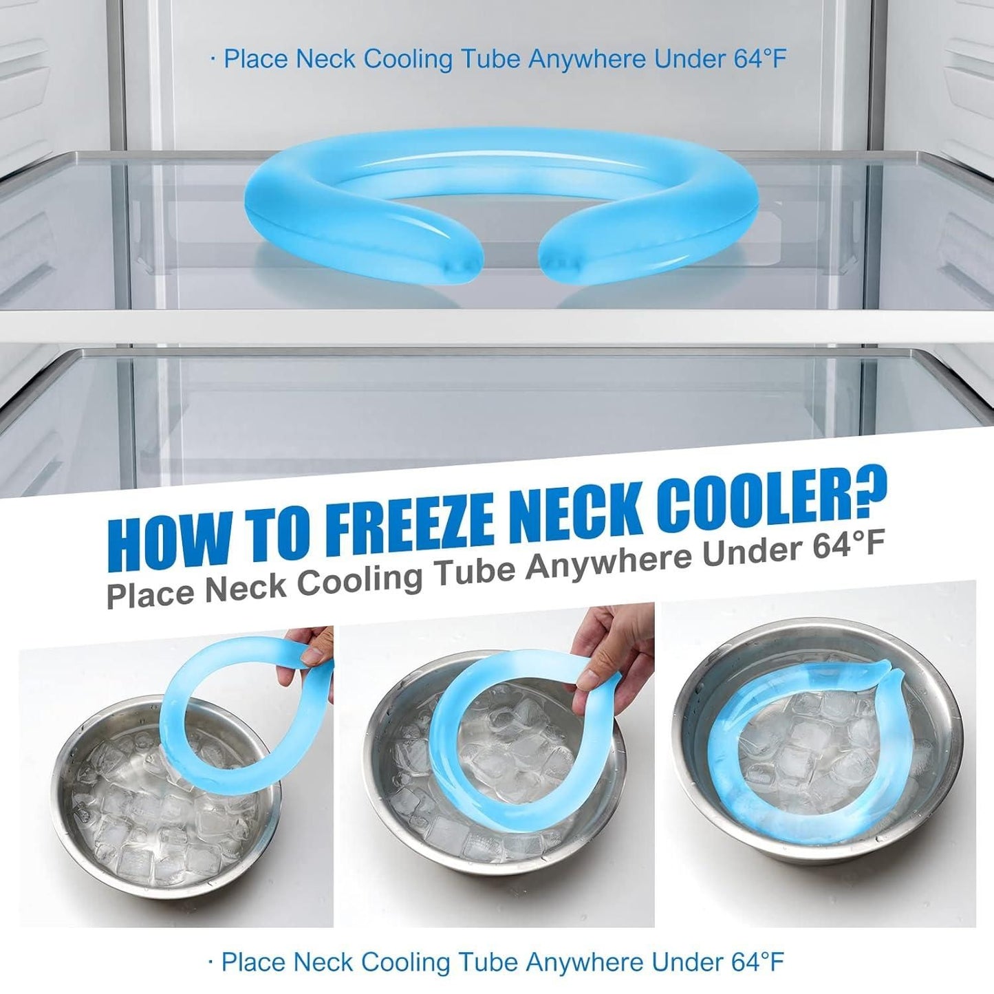 Reusable Neck Cooling Wrap Tube – Stay Cool Anytime, Anywhere!