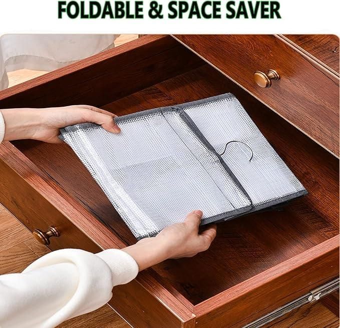 Hanging Closet Foldable Organizer – 6 Slots | Space-Saving Wardrobe Storage Solution