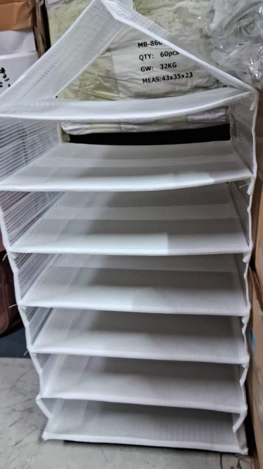 Hanging Closet Foldable Organizer – 6 Slots | Space-Saving Wardrobe Storage Solution