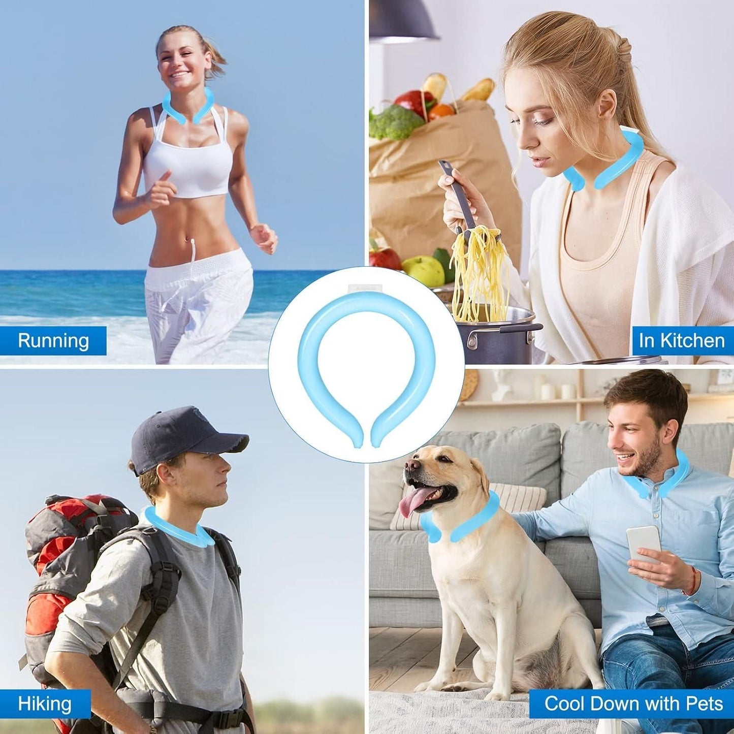 Reusable Neck Cooling Wrap Tube – Stay Cool Anytime, Anywhere!