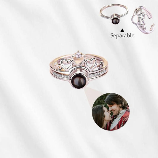 "I Love You" in 100 Languages Adjustable Ring (Assorted Color)