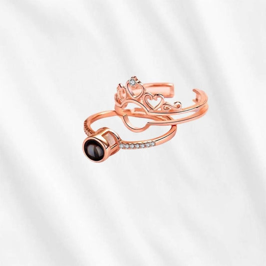 "I Love You" in 100 Languages Adjustable Ring (Assorted Color)