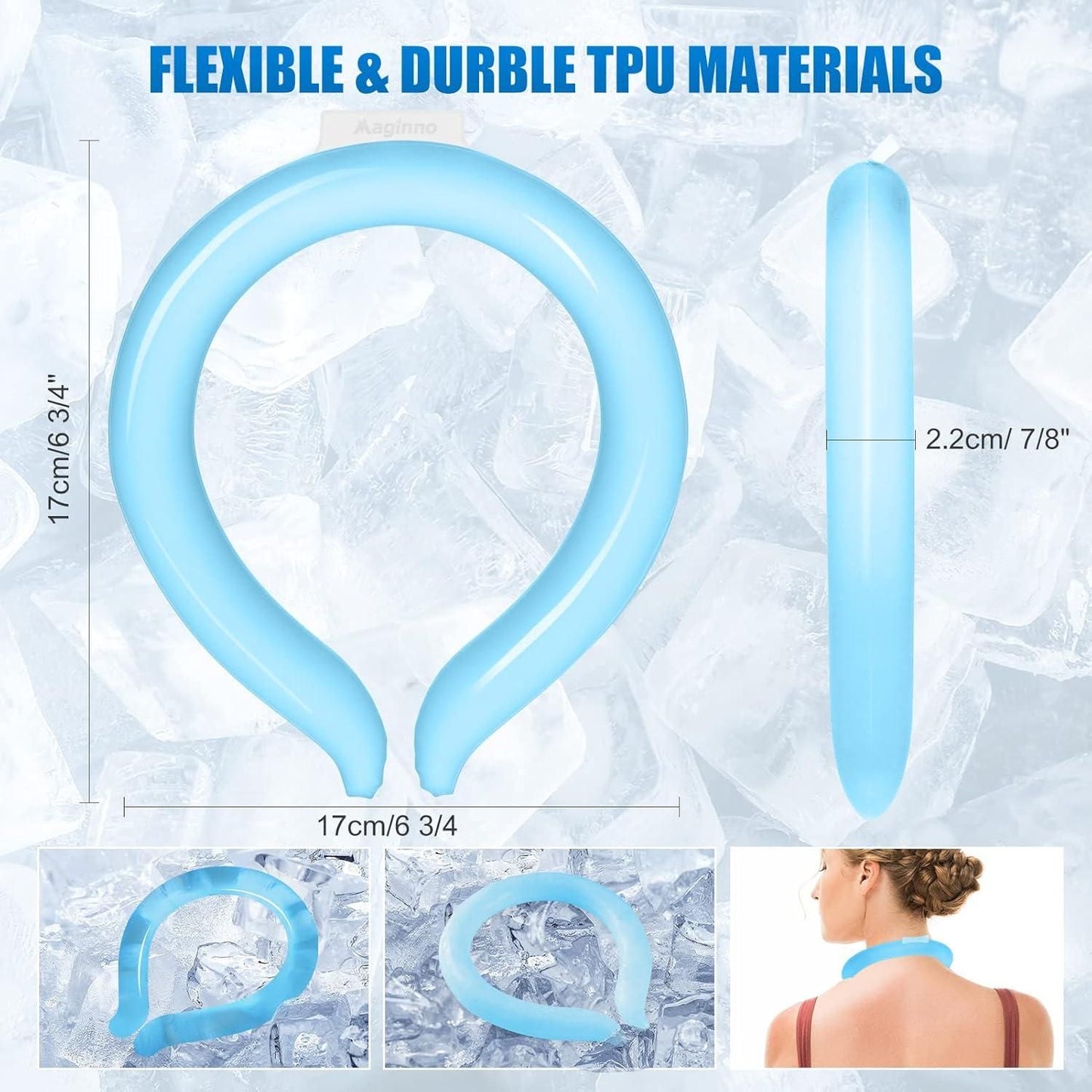 Reusable Neck Cooling Wrap Tube – Stay Cool Anytime, Anywhere!