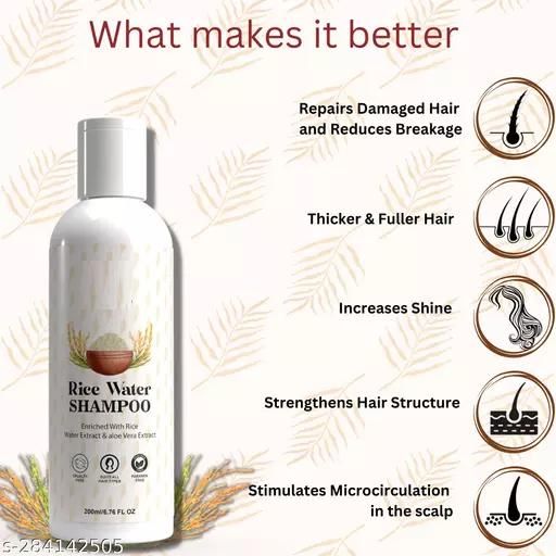 Rice Water Hair Shampoo – Paraben & Sulphate Free