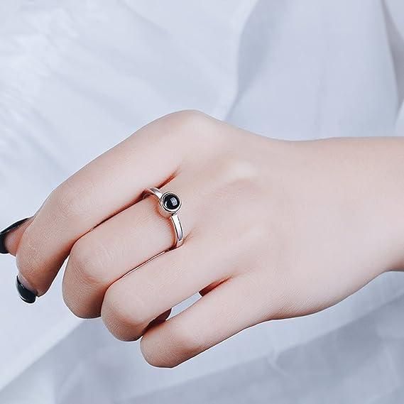 "I Love You" in 100 Languages Adjustable Ring (Assorted Color)