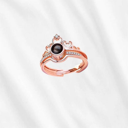 "I Love You" in 100 Languages Adjustable Ring (Assorted Color)