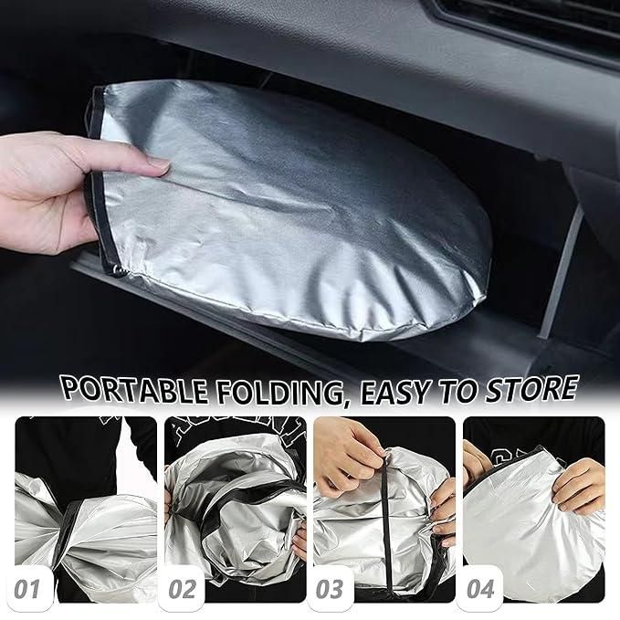 Folding Car Window Sunshade Cover – Your UV Protection Solution