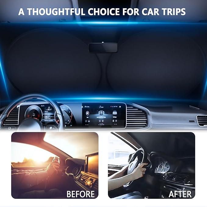 Folding Car Window Sunshade Cover – Your UV Protection Solution