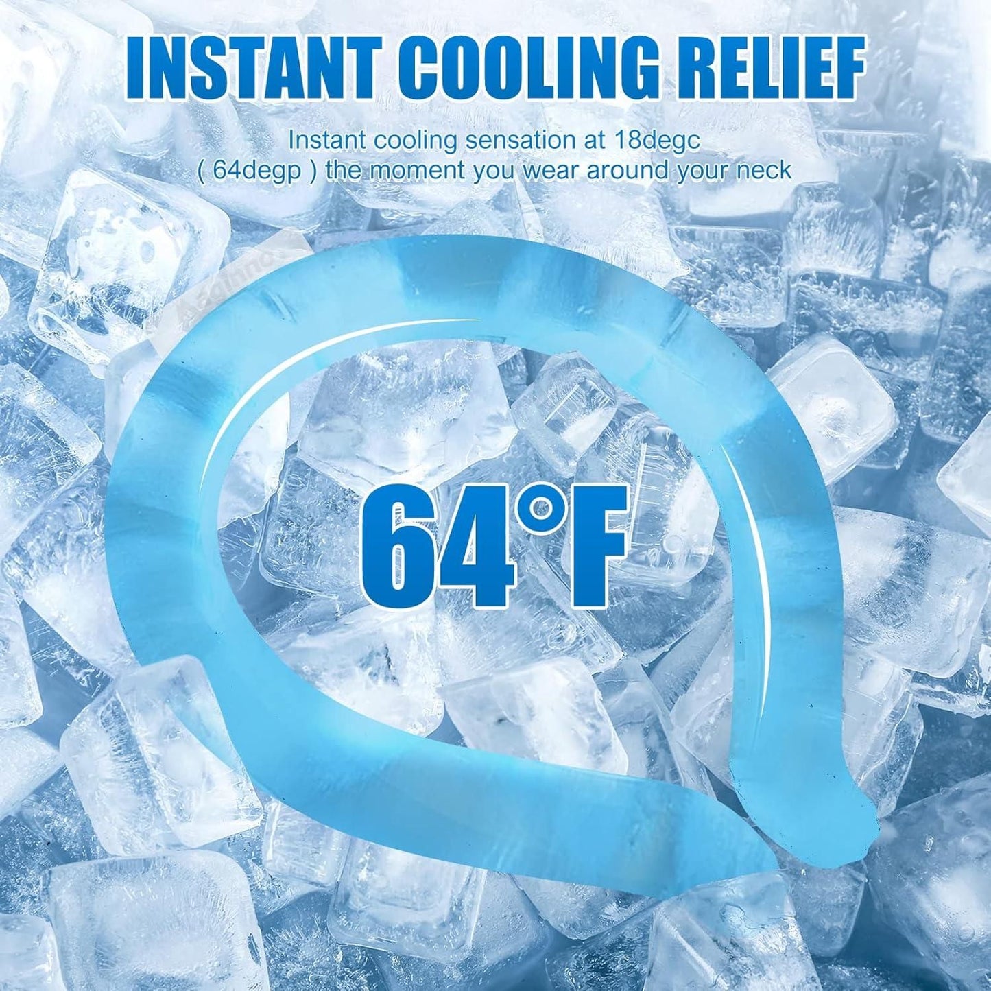 Reusable Neck Cooling Wrap Tube – Stay Cool Anytime, Anywhere!
